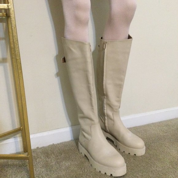 SIZE 8 FRANCO SARTO TALL LEATHER BOOT - Picture 14 of 14